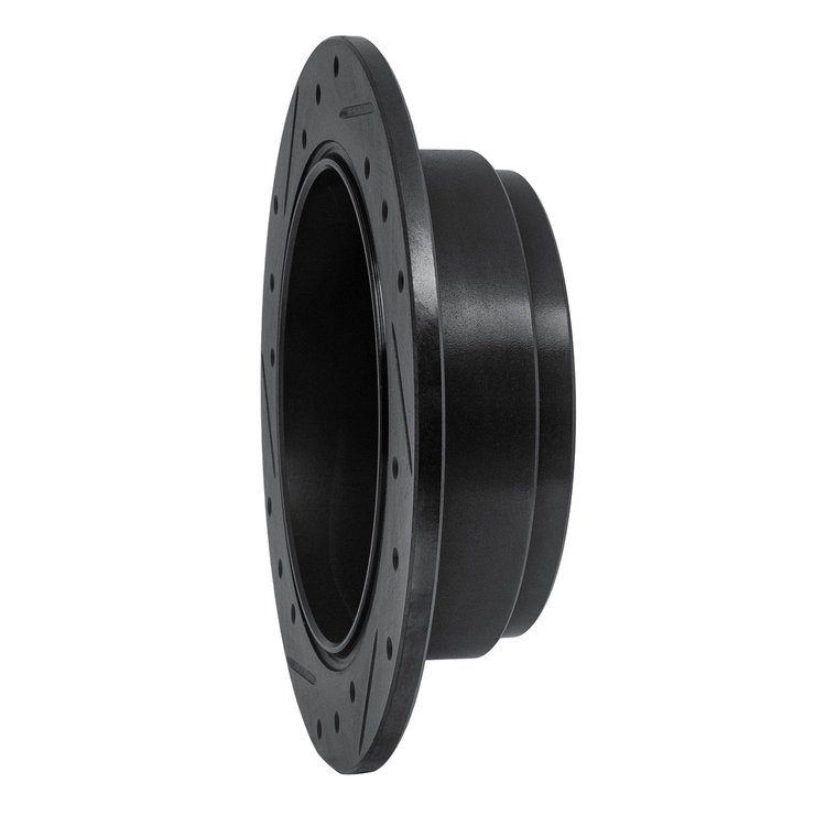 E-Line Drilled & Slotted Black Brake Rotor, 1990-1992 Infiniti/Nissan, Position: Rear Right