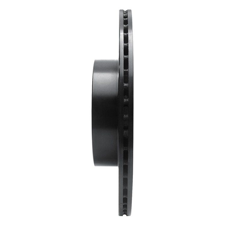 E-Line Drilled & Slotted Black Brake Rotor, 2008-2020 Infiniti/Nissan, Position: Rear Right