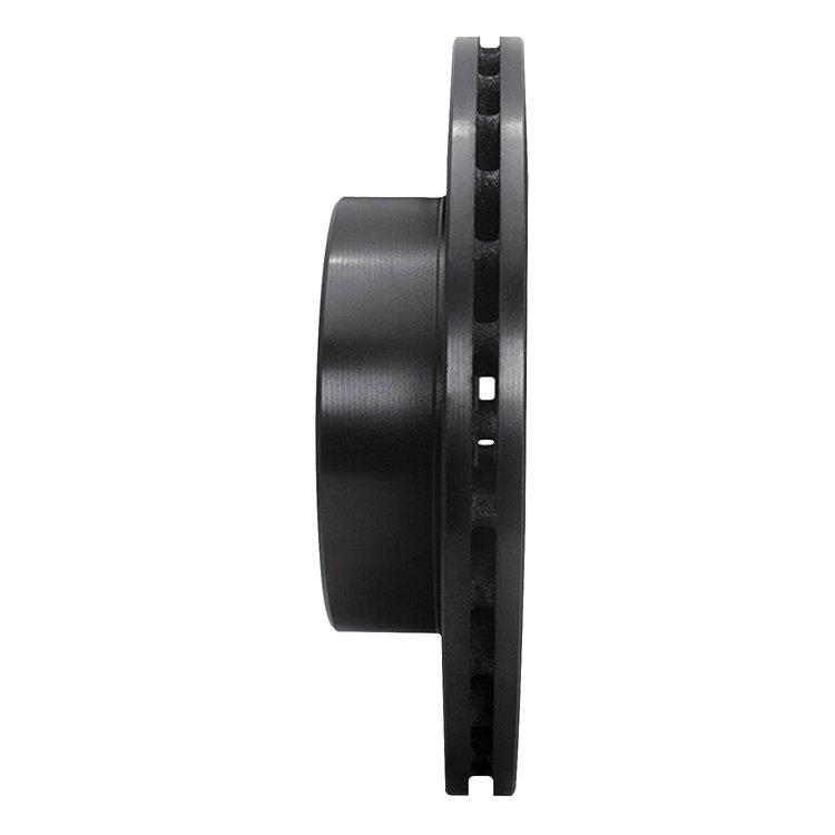E-Line Drilled & Slotted Black Brake Rotor, 1983-1989 Fits Multiple Makes/Models, Position: Front Left