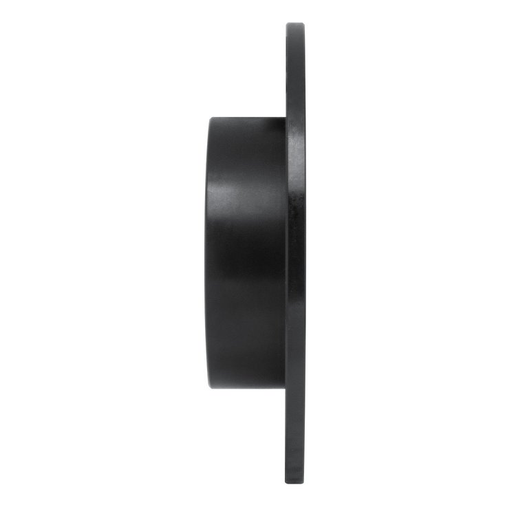 E-Line Drilled & Slotted Black Brake Rotor, 2010-2019 Audi/Porsche/Volkswagen, Position: Rear Right