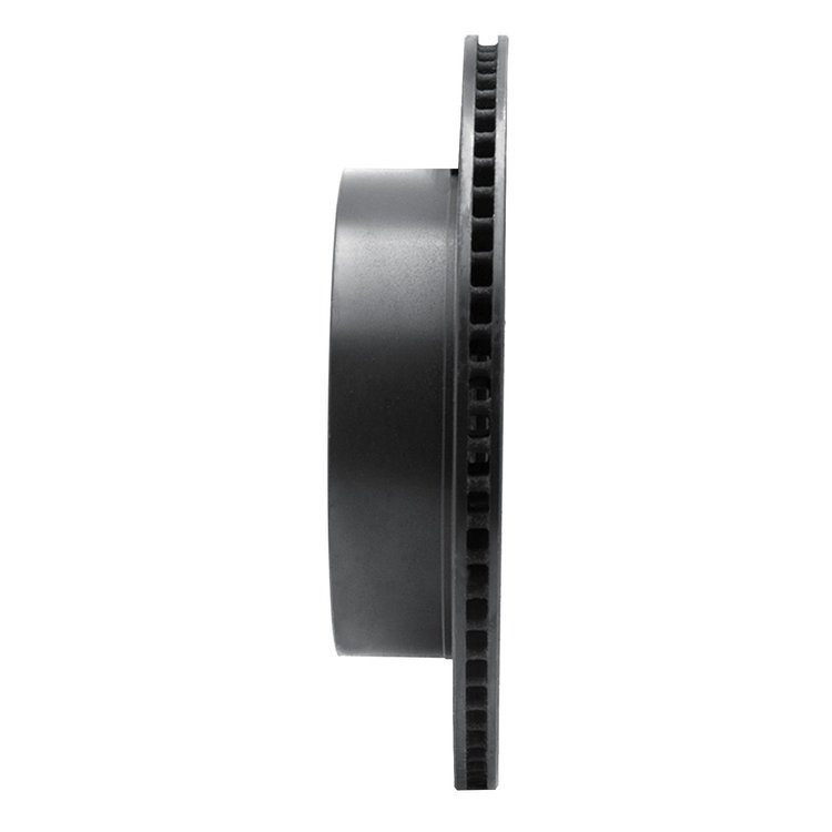 E-Line Drilled & Slotted Black Brake Rotor, 2006-2015 Lexus/Toyota/Scion, Position: Rear Left