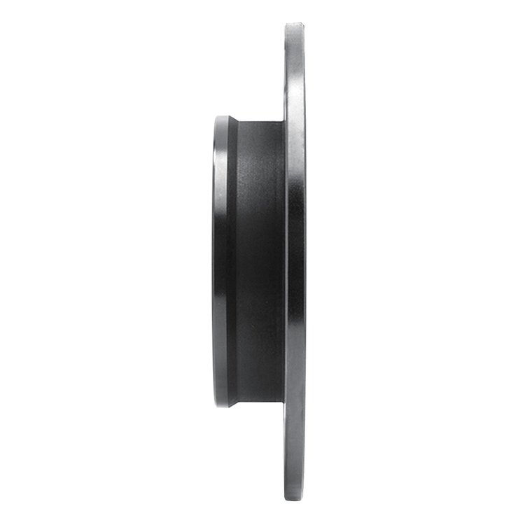 E-Line Drilled & Slotted Black Brake Rotor, 1979-1981 Lexus/Toyota/Scion, Position: Rear Left