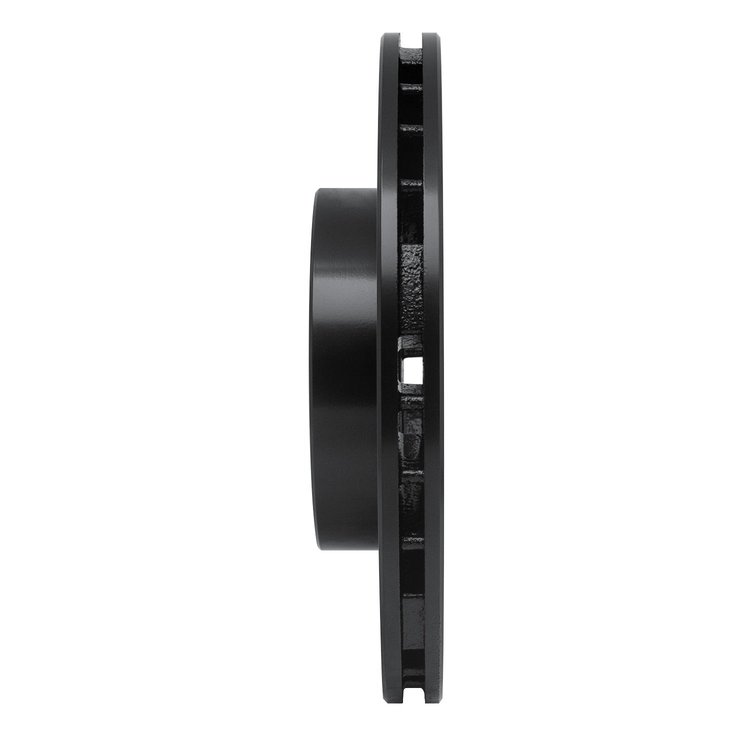 E-Line Drilled & Slotted Black Brake Rotor, 1987-1992 Fits Multiple Makes/Models, Position: Front Right