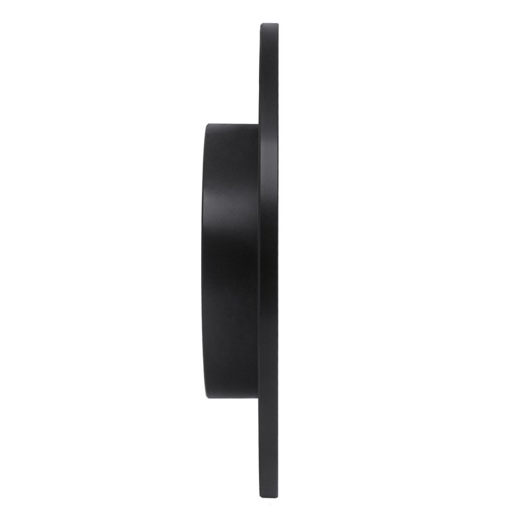 E-Line Drilled & Slotted Black Brake Rotor, 1987-1992 Fits Multiple Makes/Models, Position: Rear Left