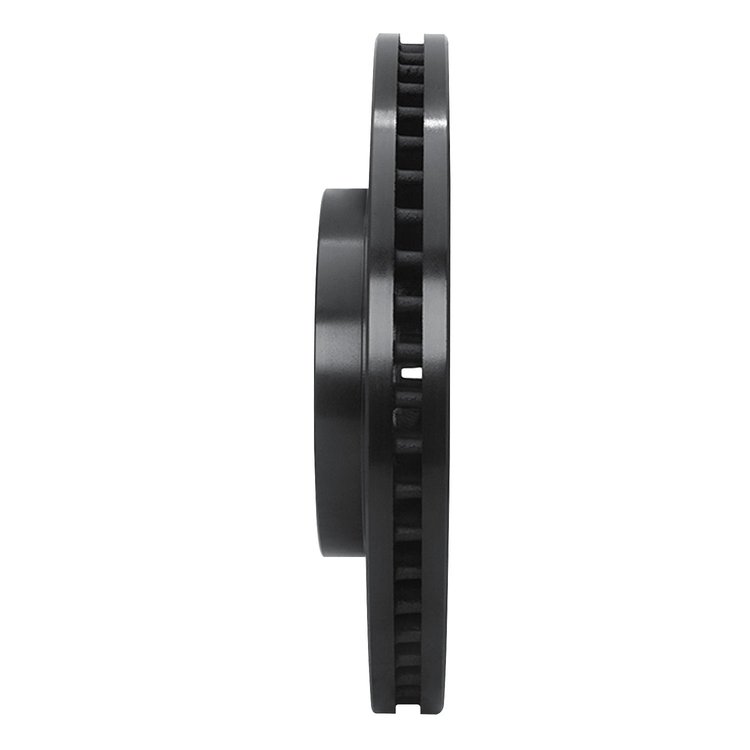 E-Line Drilled & Slotted Black Brake Rotor, 1992-2006 Lexus/Toyota/Scion, Position: Front Right