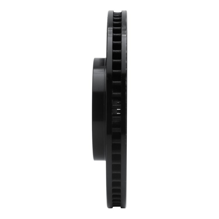 E-Line Drilled & Slotted Black Brake Rotor, 2006-2020 Fits Multiple Makes/Models, Position: Front Left