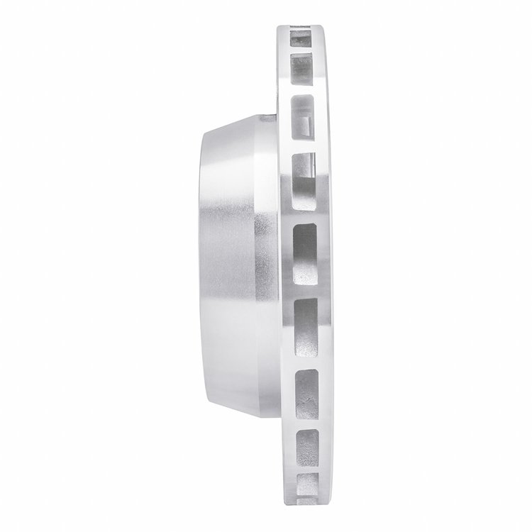 E-Line Drilled & Slotted Silver Brake Rotor, 1991-1997 Audi/Porsche/Volkswagen, Position: Rear Right