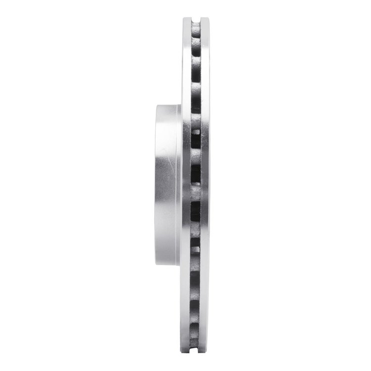 E-Line Drilled & Slotted Silver Brake Rotor, 2012-2019 Mopar, Position: Front Left