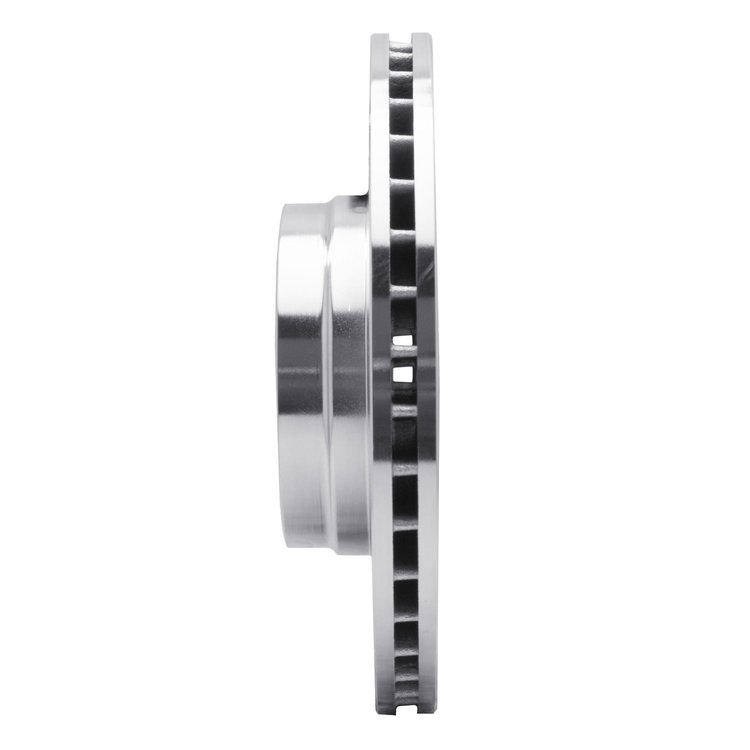 E-Line Drilled & Slotted Silver Brake Rotor, 2003-2005 Land Rover, Position: Front Right
