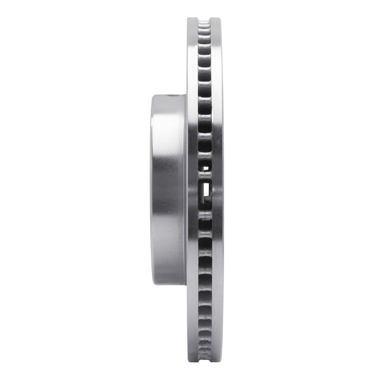 E-Line Drilled & Slotted Silver Brake Rotor, 2005-2007 Land Rover, Position: Front Right