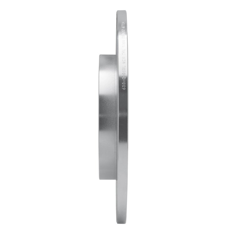 E-Line Drilled & Slotted Silver Brake Rotor, 2001-2008 Fits Multiple Makes/Models, Position: Rear Left