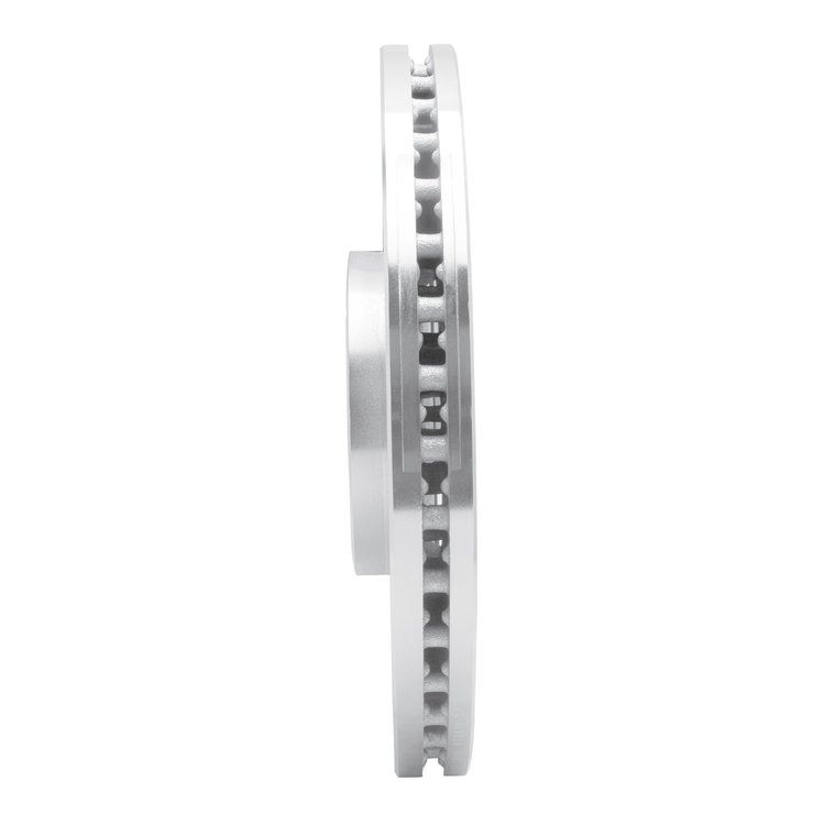 E-Line Drilled & Slotted Silver Brake Rotor, 2018-2020 Fits Multiple Makes/Models, Position: Front Right
