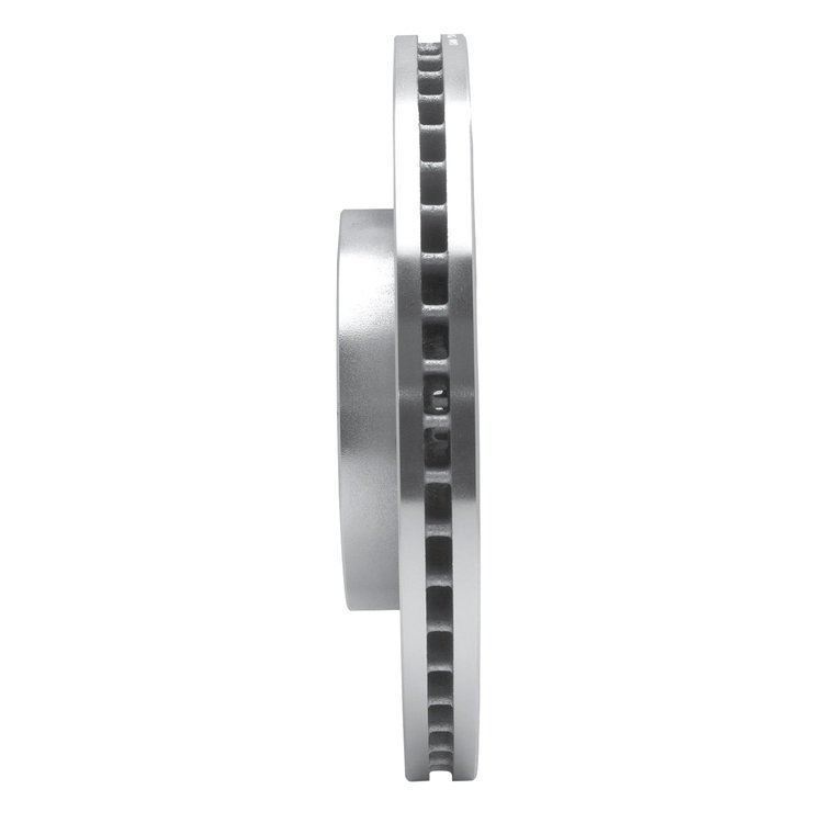 E-Line Drilled & Slotted Silver Brake Rotor, 2007-2010 Kia/Hyundai/Genesis, Position: Front Left