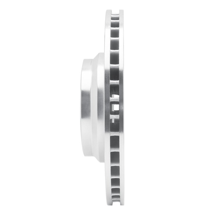 E-Line Drilled & Slotted Silver Brake Rotor, 2007-2015 BMW, Position: Front Left