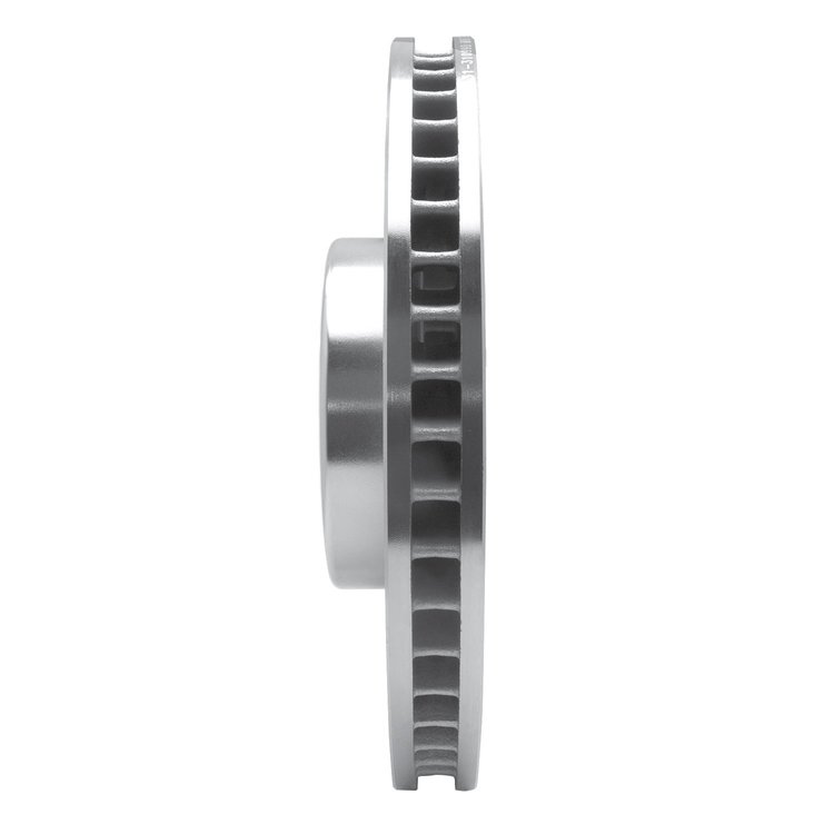 E-Line Drilled & Slotted Silver Brake Rotor, 2010-2018 BMW, Position: Left Front