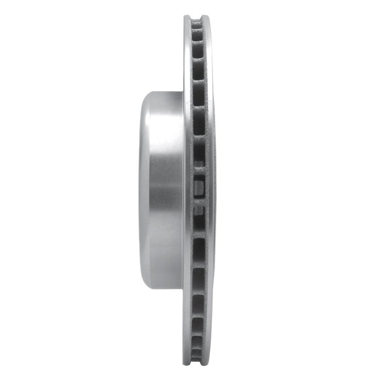 E-Line Drilled & Slotted Silver Brake Rotor, 2010-2019 BMW, Position: Rear Left