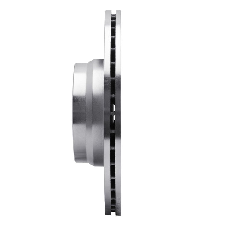 E-Line Drilled & Slotted Silver Brake Rotor, 2012-2018 BMW, Position: Front Right