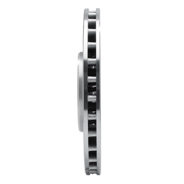 E-Line Drilled & Slotted Silver Brake Rotor, Fits Select Mopar, Position: Front Right