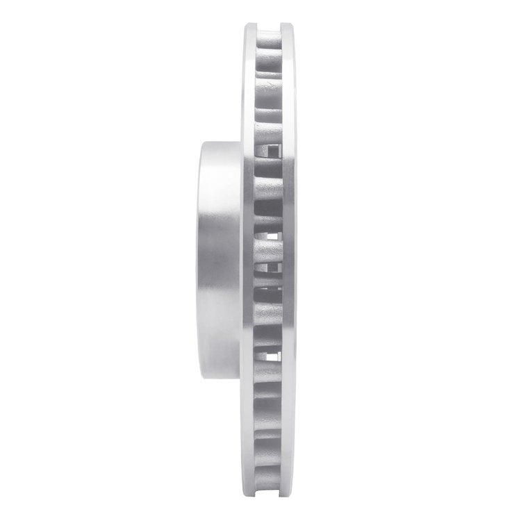 E-Line Drilled & Slotted Silver Brake Rotor, 1992-2002 Mopar, Position: Front Right