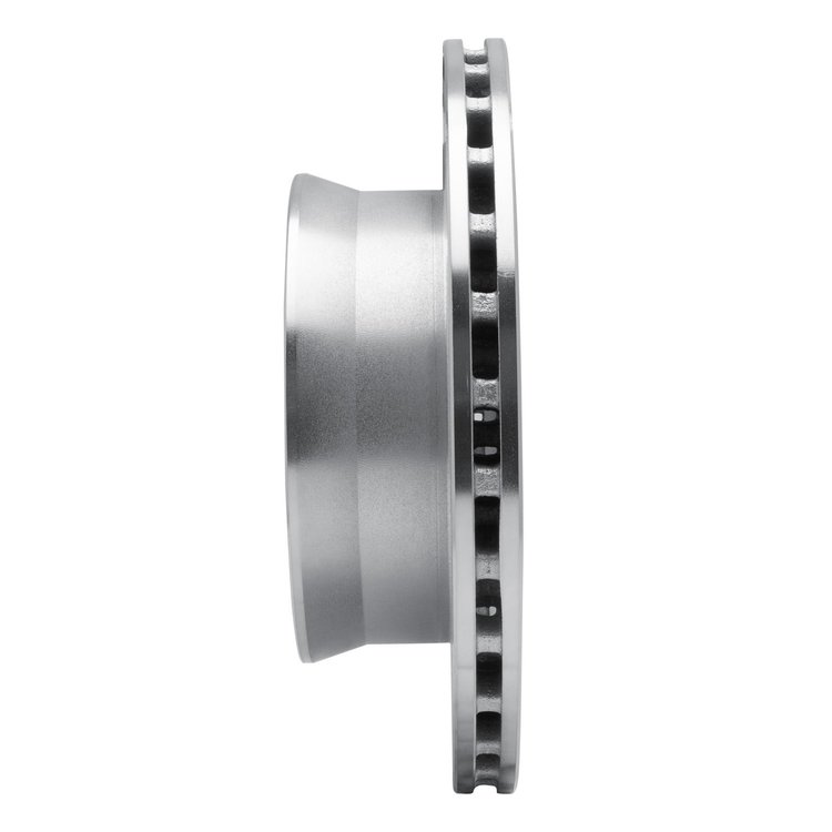 E-Line Drilled & Slotted Silver Brake Rotor, 2002-2006 Fits Multiple Makes/Models, Position: Front Left