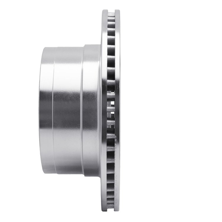 E-Line Drilled & Slotted Silver Brake Rotor, 2003-2008 Mopar, Position: Rear Right