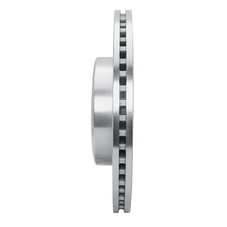 E-Line Drilled & Slotted Silver Brake Rotor, Fits Select Mopar, Position: Front Left