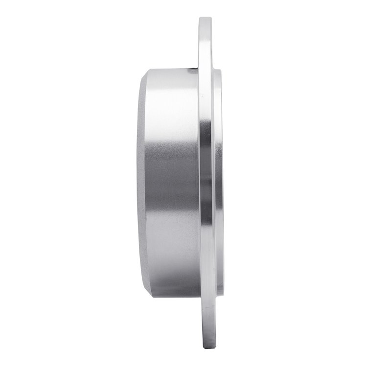 E-Line Drilled & Slotted Silver Brake Rotor, 2007-2012 Mopar, Position: Rear Right