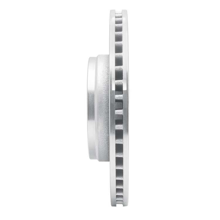 E-Line Drilled & Slotted Silver Brake Rotor, 2011-2012 Mopar, Position: Front Right