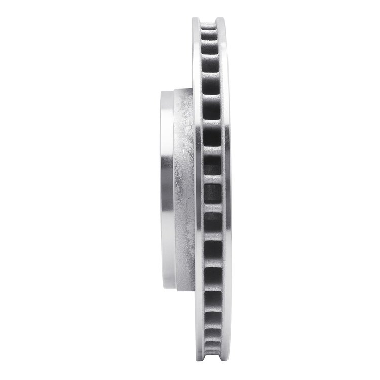 E-Line Drilled & Slotted Silver Brake Rotor, 2007-2018 Mopar, Position: Front Left