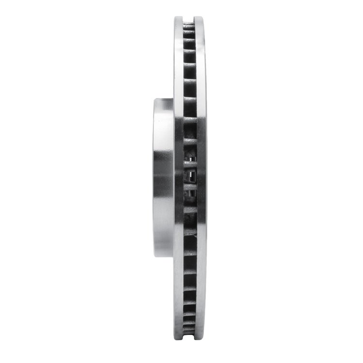 E-Line Drilled & Slotted Silver Brake Rotor, 2013-2019 GM, Position: Front Left