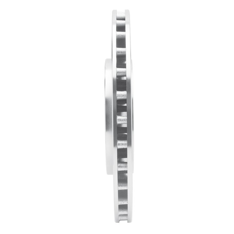 E-Line Drilled & Slotted Silver Brake Rotor, 2004-2011 GM, Position: Rear Left