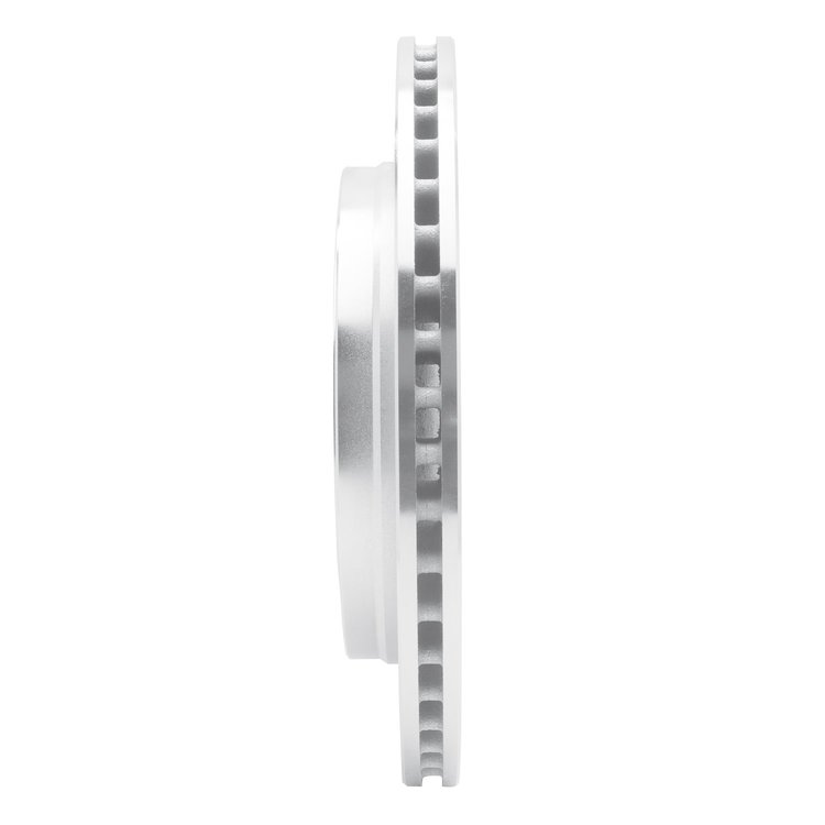 E-Line Drilled & Slotted Silver Brake Rotor, 2013-2019 GM, Position: Rear Left