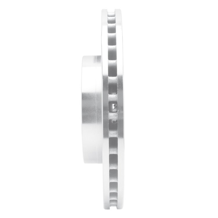 E-Line Drilled & Slotted Silver Brake Rotor, Fits Select GM, Position: Front Right