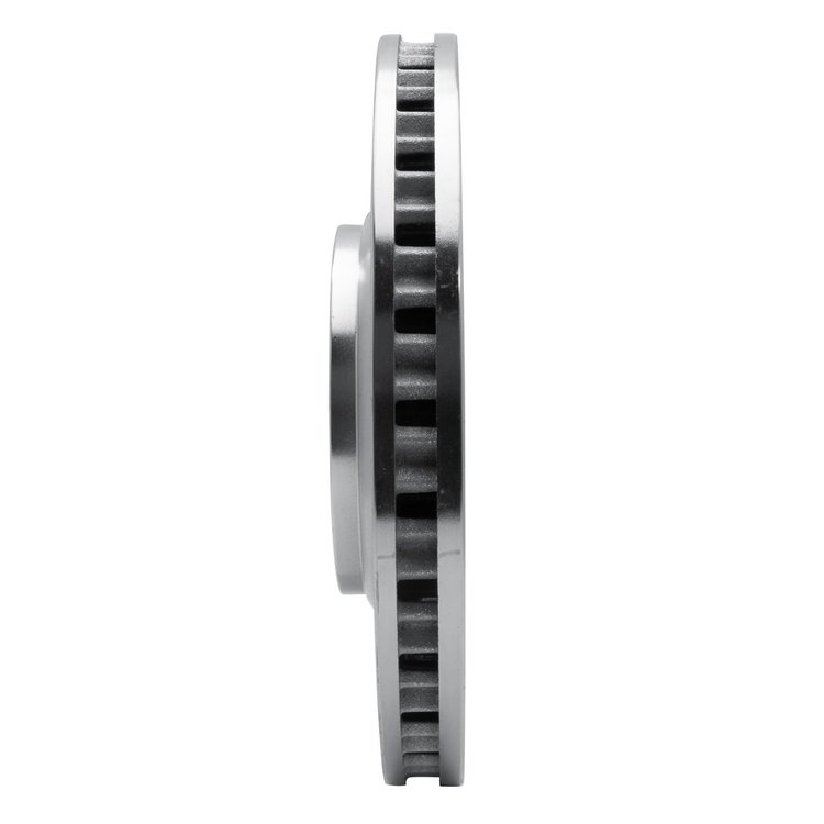 E-Line Drilled & Slotted Silver Brake Rotor, 2004-2009 GM, Position: Front Left