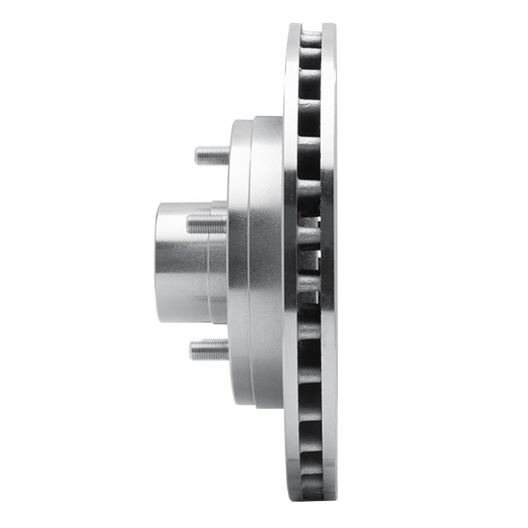 E-Line Drilled & Slotted Silver Brake Rotor, 1978-1978 GM, Position: Front Left