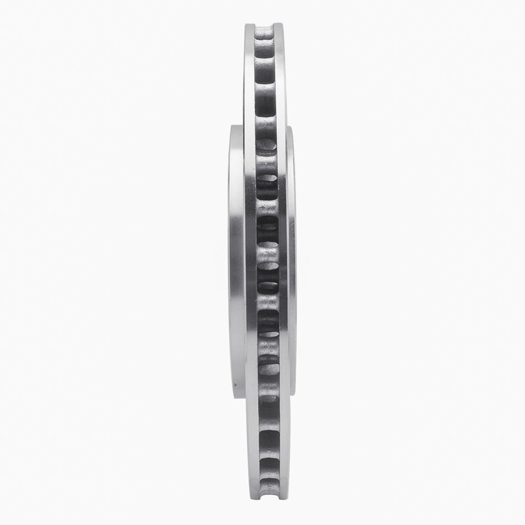 E-Line Drilled & Slotted Silver Brake Rotor, Fits Select GM, Position: Rear Left