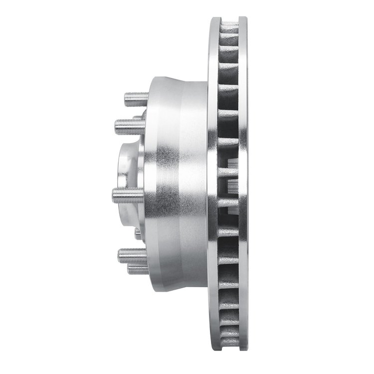 E-Line Drilled & Slotted Silver Brake Rotor, 1993-1995 GM, Position: Front Left