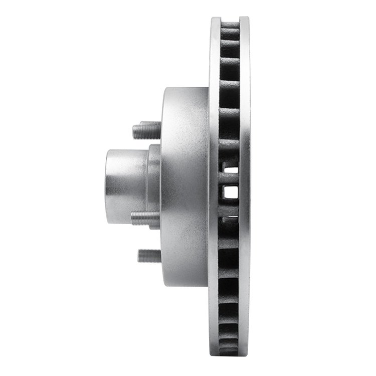 E-Line Drilled & Slotted Silver Brake Rotor, 1993-1995 GM, Position: Front Left