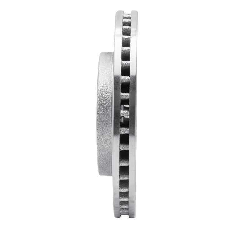 E-Line Drilled & Slotted Silver Brake Rotor, 1970-1993 Ford/Lincoln/Mercury/Mazda, Position: Front Left