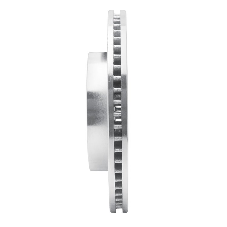 E-Line Drilled & Slotted Silver Brake Rotor, 2002-2005 Ford/Lincoln/Mercury/Mazda, Position: Front Right