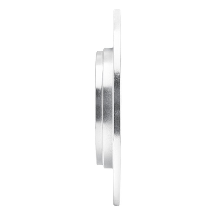 E-Line Drilled & Slotted Silver Brake Rotor, 2014-2020 Acura/Honda, Position: Rear Right