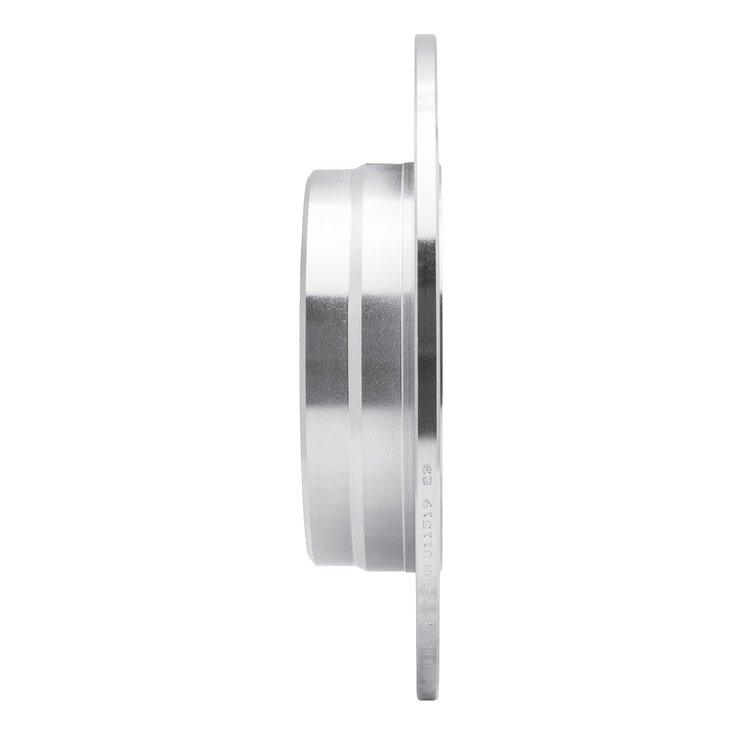 E-Line Drilled & Slotted Silver Brake Rotor, 1987-2015 Fits Multiple Makes/Models, Position: Rear Left