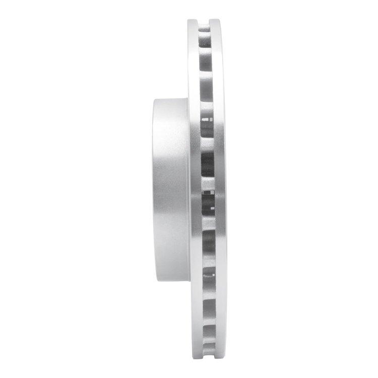 E-Line Drilled & Slotted Silver Brake Rotor, Fits Select Mercedes-Benz, Position: Front Left