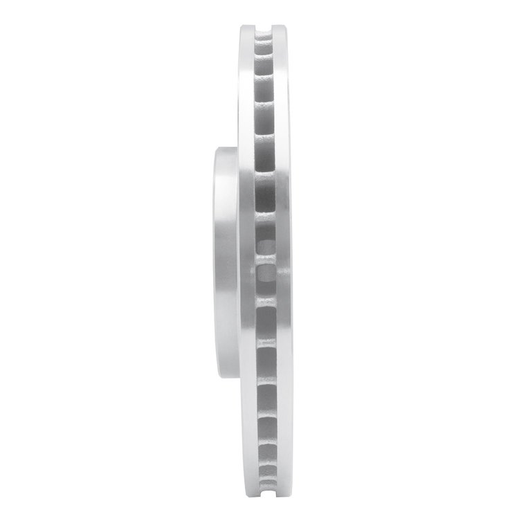 E-Line Drilled & Slotted Silver Brake Rotor, 2003-2011 GM, Position: Front Left