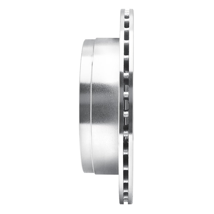 E-Line Drilled & Slotted Silver Brake Rotor, 1988-1995 Infiniti/Nissan, Position: Rear Right