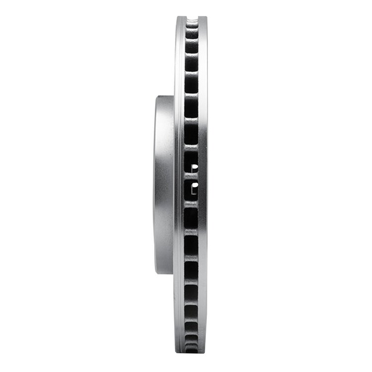 E-Line Drilled & Slotted Silver Brake Rotor, Fits Select Fits Multiple Makes/Models, Position: Front Left