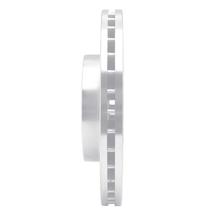 E-Line Drilled & Slotted Silver Brake Rotor, 1990-1997 Infiniti/Nissan, Position: Front Right