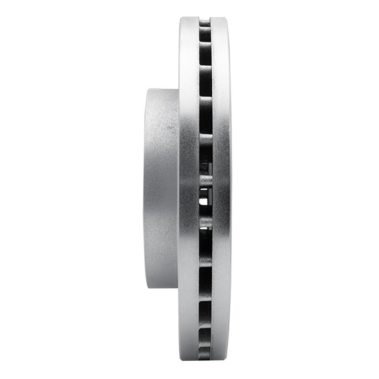 E-Line Drilled & Slotted Silver Brake Rotor, 2005-2020 Fits Multiple Makes/Models, Position: Rear Right