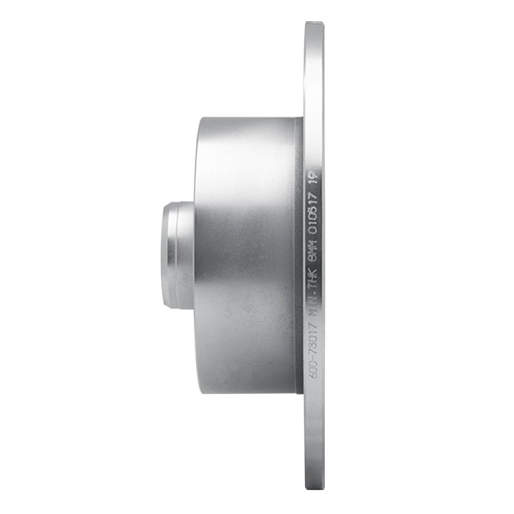 E-Line Drilled & Slotted Silver Brake Rotor, 1996-2008 Audi/Porsche/Volkswagen, Position: Rear Left