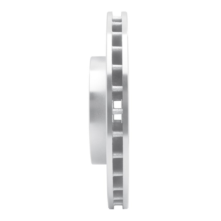 E-Line Drilled & Slotted Silver Brake Rotor, 1988-1993 Lexus/Toyota/Scion, Position: Front Left